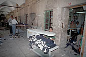 Urfa, Gumruk Inn within the bazaar, one of the few which preserves its authentic values. 